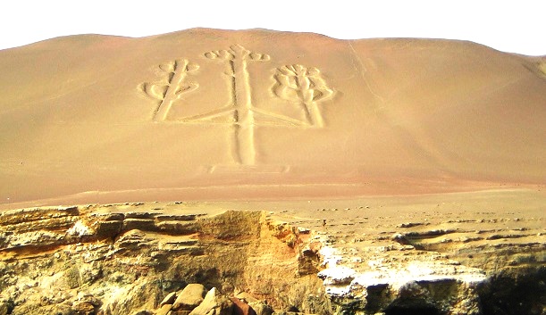 Geoglyph Halbinsel Paracas Peru (c) Anja Knorr