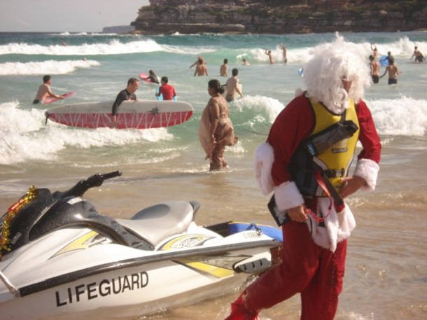Bondi Beach Weihnachtsmann (c) Anja Knorr